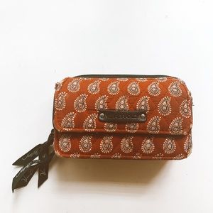 Vera Bradley Red and Navy Bandana Wallet